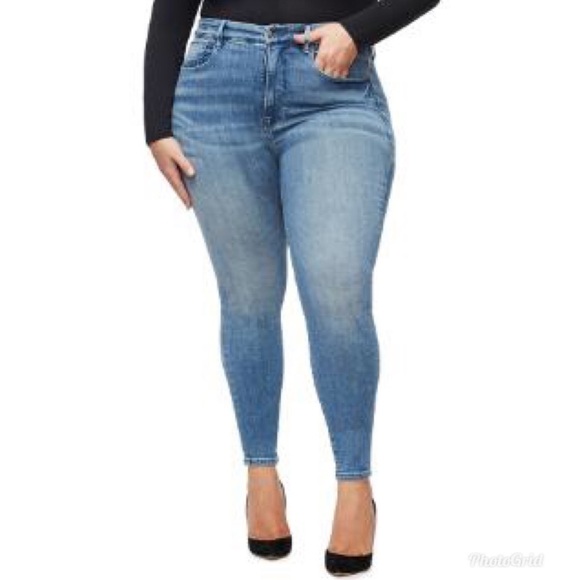 Good American Good Waist High Waist Skinny Jeans - Picture 2 of 9